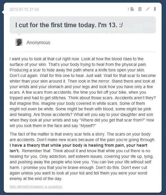  letmefindreason:  Just screening this so that I can save it on my blog in one of