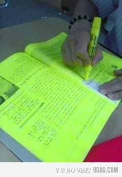 hay que destacar solo lo importante!