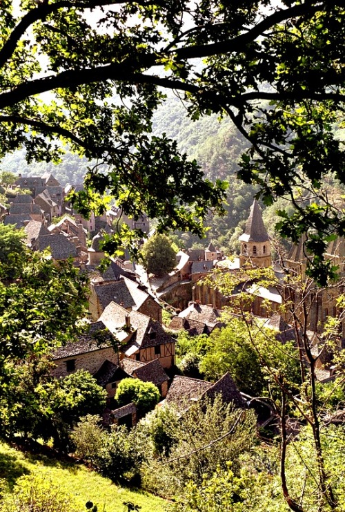 ysvoice:| ♕ |  Pyrenean valley village - Conques, France  | by © Howard Somerville