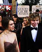  Evan peters and Taissa farmiga Golden Globes 69# 2012. 