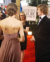  Evan peters and Taissa farmiga Golden Globes 69# 2012. 