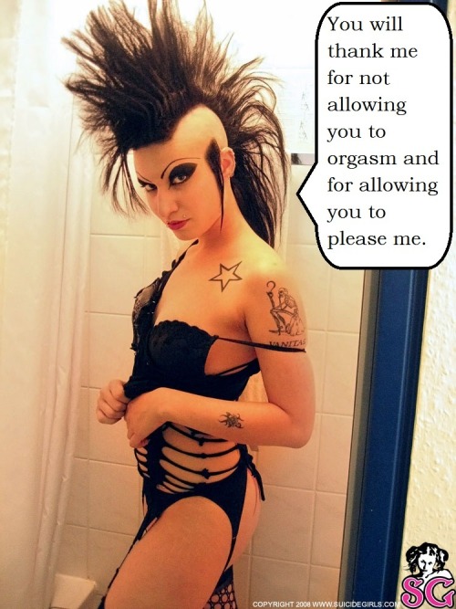 Punk Porn Captions - n-cog-nito: Here's the deal. Chastitytraining Porn Photo Pics