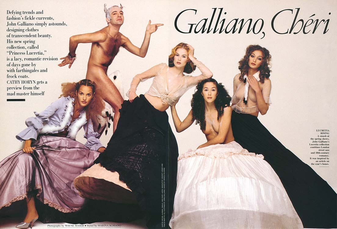 JOHN GALLIANO Spring Summer 1994 Paris - Fashion Channel 