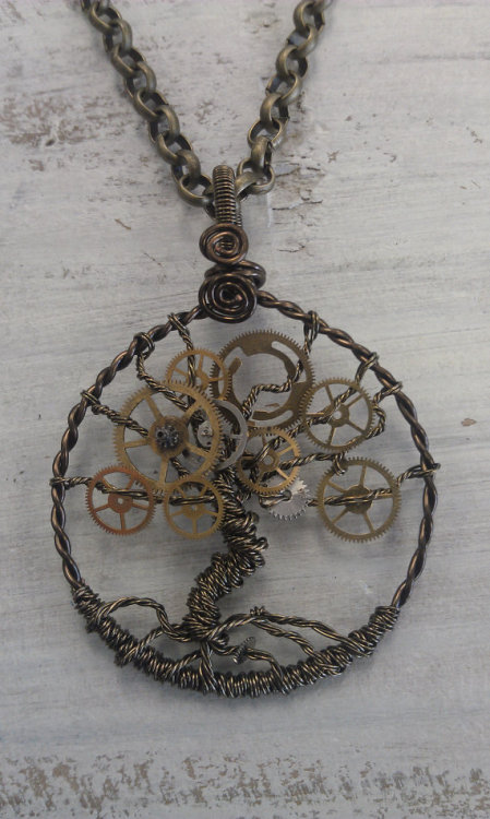 Etsy Steampunk Tree of Time (Life). From the Etsy store of Jacqueline Burnette here. If you follow o