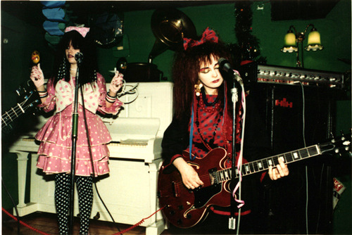 slutfromthe2000s:Strawberry Switchblade, first gig. 