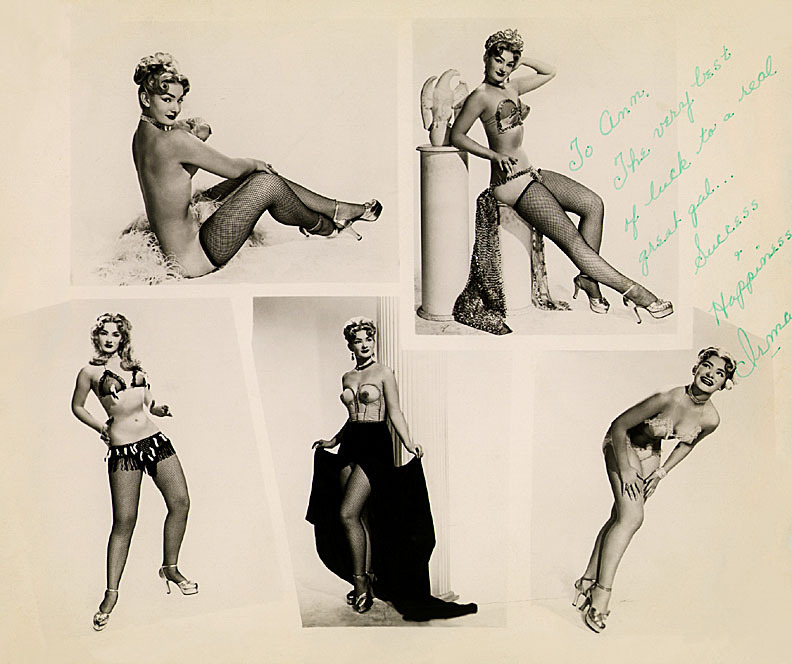 Irma The Body   (aka. Mary Goodneighbor) Rare early 50’s-era promo photo I purchased