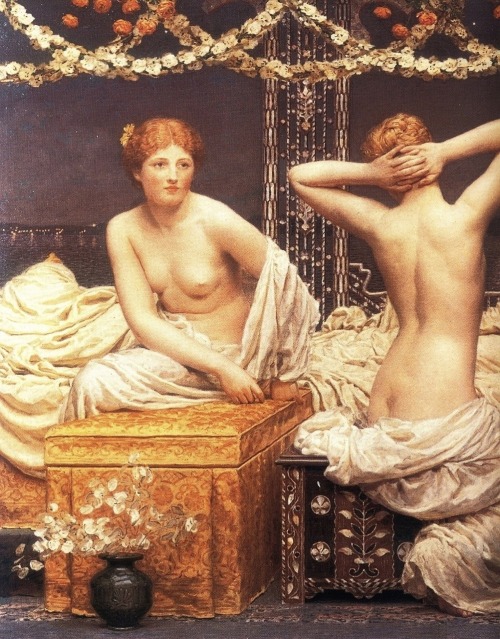 thuja:  Albert Moore Detail of A Summer Night 