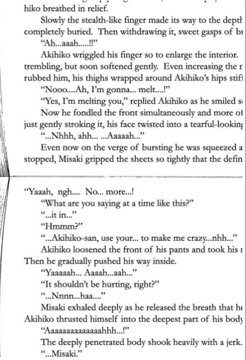 Porn photo When Misaki was reading one of Usagi’s