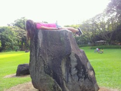 “look i’m planking !” lol