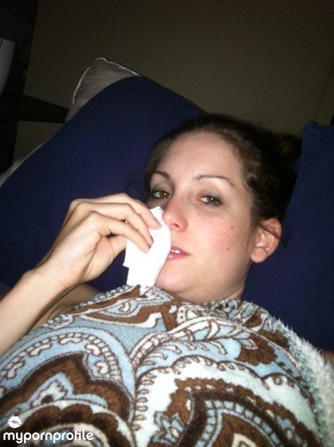 Wiping my snotty nose!! adult photos