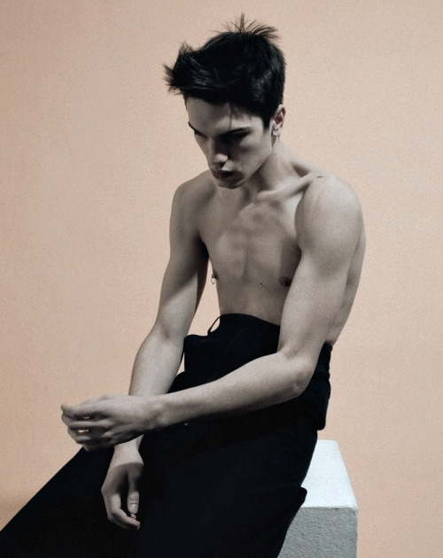 nastyvogue:   Juan Manuel Arancibia in Raf Simons by Matthew Stone  .:FUCKING FASHION BLOG:. 