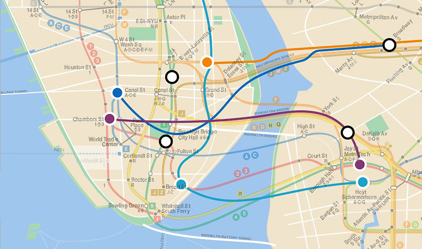 Infographic: A map of the lost subways of NYC