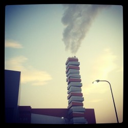 Green Economy in Italy -#pol #green#Eco#dioxine#sky#zanonato#rossi#ivo#smoke#nature#padua#padova#italy (Taken with Instagram at Inceneritore di San Lazzaro )