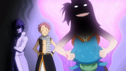 fairytail-screencaps:  Scary Lucy is scary