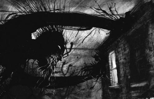teencenterspl: I am OBSESSED with the illustrations from A Monster Calls