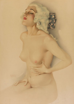 vintagemarlene:  olive thomas posed for alberto vargas when she was a ziegfeld girl. this may be her. 
