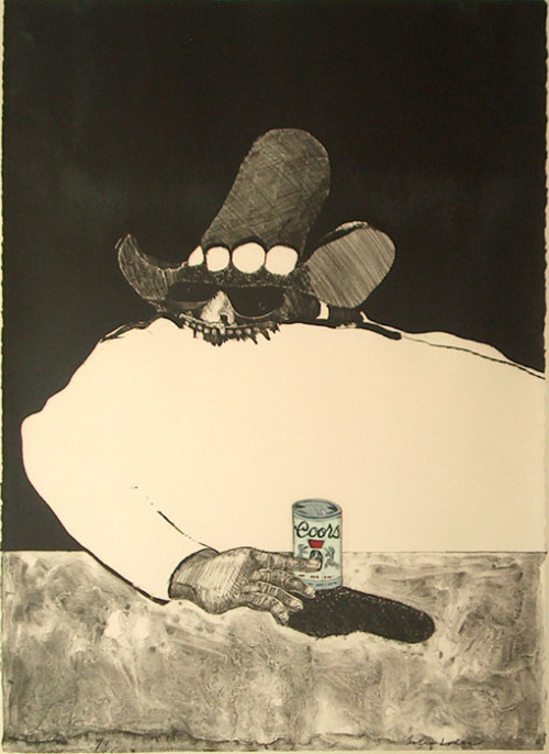 alicealameda:  “Indian at the Bar” Fritz Scholder