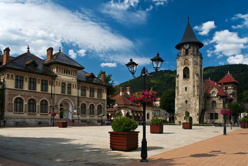 by AndreiNedelcu on Flickr.Stephan the Great Plaza - Piatra Neamt, Romania.
