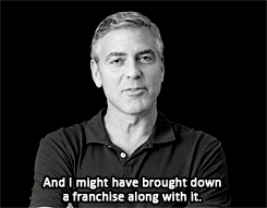 towritelesbiansonherarms:  hyperbeeb:  George Clooney was the original Robert Pattinson