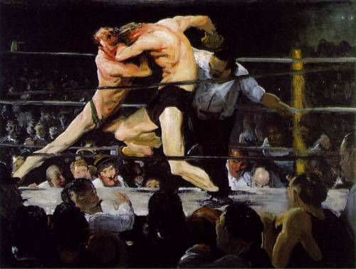 lyghtmylife: Art by George Bellows, (1882 - 1925) Stag at Sharkey’s1909Oil on canvas36 ¼ x 48 ¼ in. 