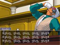 my theory is that Godot just has one mug and there’s an invisible pipe or tube or something th