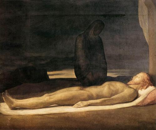 phassa:  Flandrin, Hippolyte - Pietà 