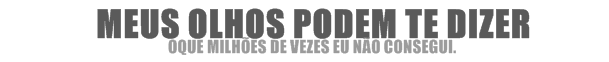 Per(feito) pra mim