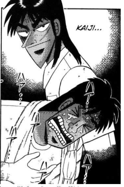 [Image Description: Foreigner Miyoshi cries about his boyfriend Kaiji]