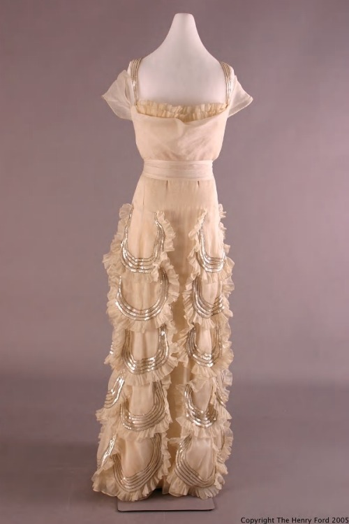 Evening Dress Jean Patou, 1932-1933 The Henry Ford Costume Collection