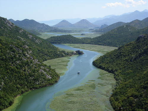 by langkawi on Flickr.Lake Skadar, the largest lake of the Balkans, is shared by Montenegro and Alba