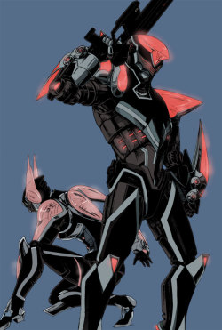 roryobasan:  H-01 and Darkness Bunny! COOL!! &lt;3 