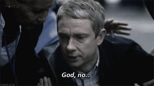 talonsandwings:   The beginning and end of John Watson.  HEY I HAVE AN IDEA HOW ABOUT