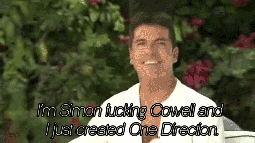 One Direction get me overwhelmed.