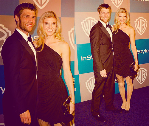 thebringerofrain:  Liam McIntyre and Viva Bianca at 13th Annual Warner Bros. & InStyle Golden Globe Awards After Party on January 15, 2012. 