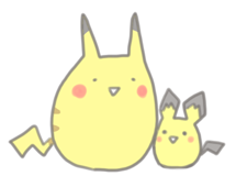 pikamander:   ピカチュウとピチュー 