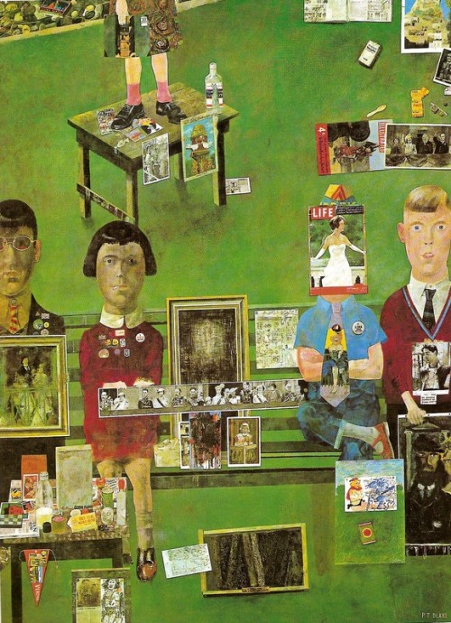 XXX les-immersions:  Peter Blake - Sur le balcon photo