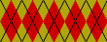 To Keep In Stride With The Pattern CrazyI'vebeen On, I Decide To Make This One I Call Argyle Gargoyle!