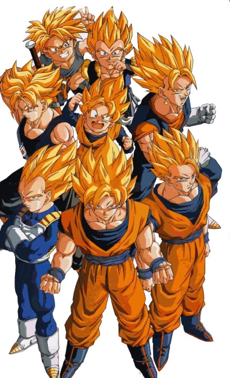 Dragon ball z super saiyan