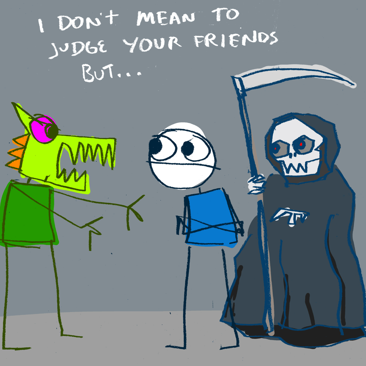 explodingdog:  choosing your friends… 