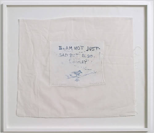 bluebirdsfloat:  Tracey Emin - Sad and Lonely  