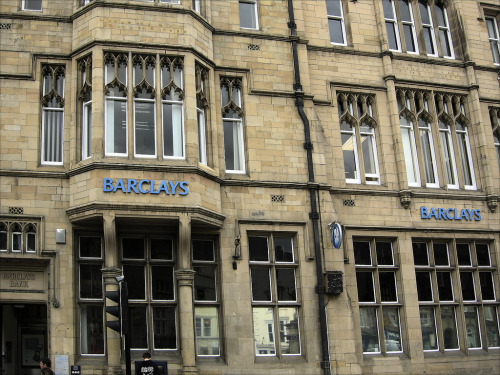 Barclays Bank, Durham.  I love the decorative effects around the upper parts of the first floor wind