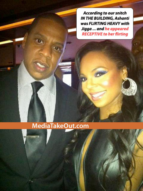 A source from MediaTakeOut.com reported that sexy, R&amp;B singer, Ashanti was flirting it up hot an