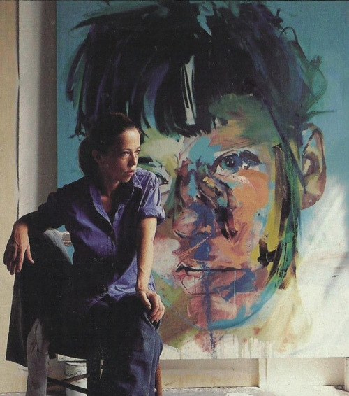 nattonelli: Jenny Saville in the studio