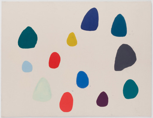 Jonathan Allmaier, Untitled (6 Double Bumps), 201. Oil on canvas, 41” x 53” 