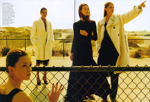 vodis:“Portraits Of Style” Gisele, Shalom, Audrey & Natalia par Steven Meisel - Vogue US Sep 199