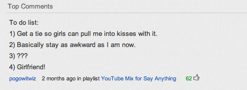 lukeestudios:  also the top comment from that song is very relevant to my life right now 