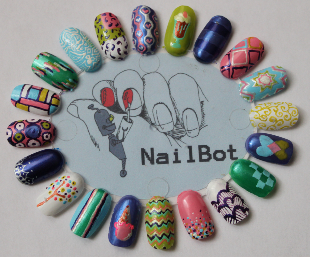 nailbot: Nail Flower | fuck yeah nail art!