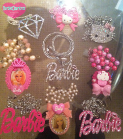 barbiecharlotte:  Some of my necklaces <3