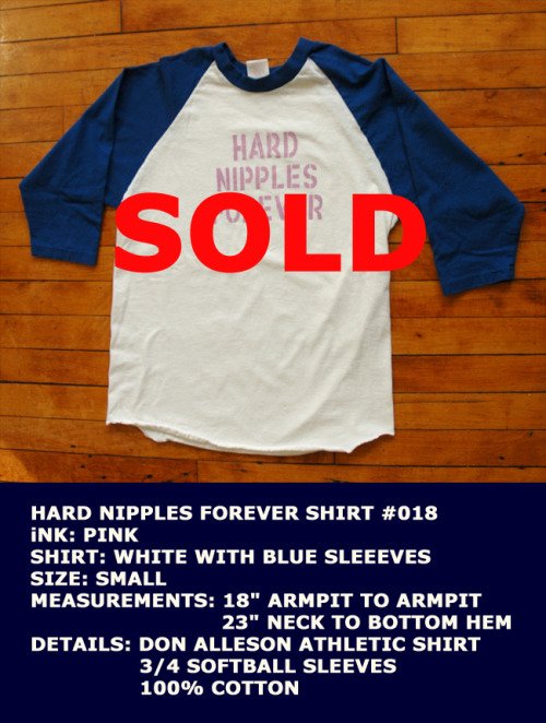 now where were we? ah yes. selling Hard Nipples Forever shirts. baseball season is still months away