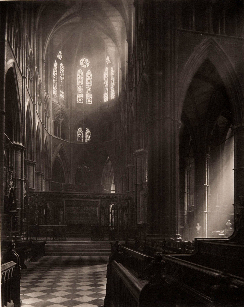 gypsji:  Westminster Abbey, Apse from ChoirFrederick H. Evans 1911 